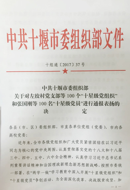 市人民医院党委荣获全市“十星级党组织”荣誉称号