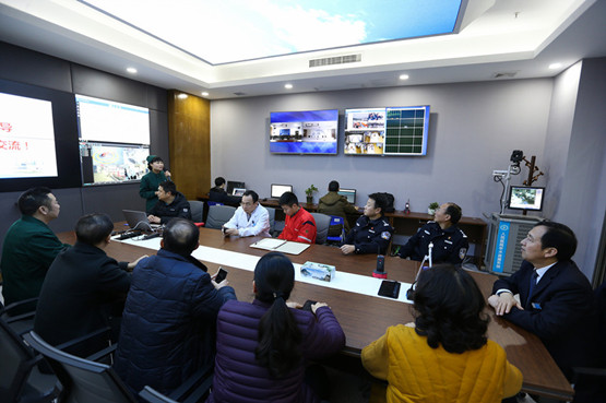 全省首次高速公路车道交通事故空地联动救援演练成功举行