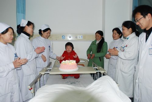 “这个生日真幸福！”